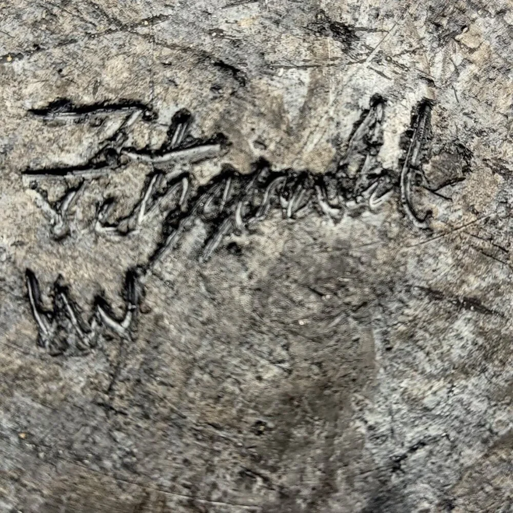 Artisan Signed Raku Pottery Vase